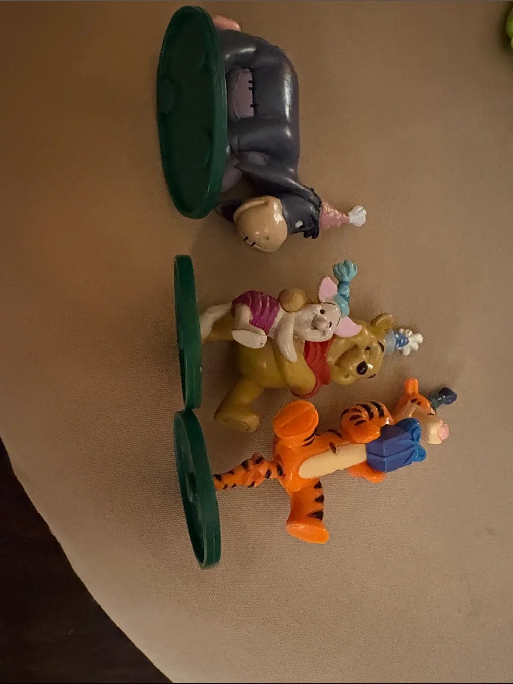 Winnie the Pooh and Friends Cake Toppers- Yellow, Orange, Gray